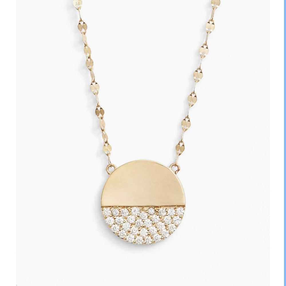 Lana Jewelry 'Elite - Electric Flawless' Diamond
Disc Pendant Necklace